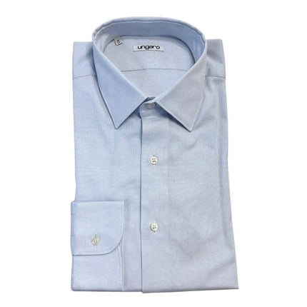 Camicia U41081 con tessuto operato UNGARO