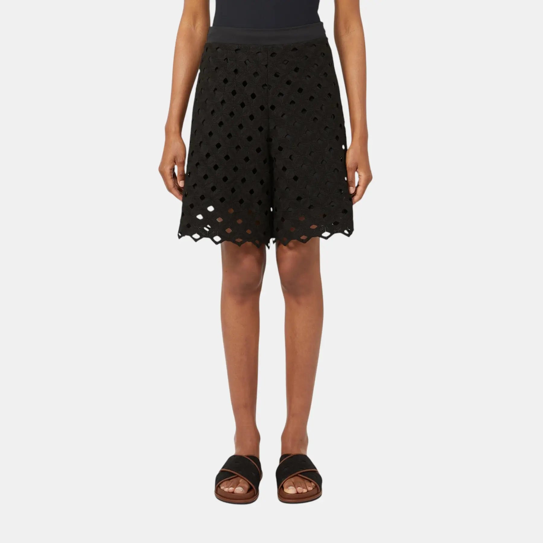 SHORT BCHUGUALE EFFETTO MACRAME