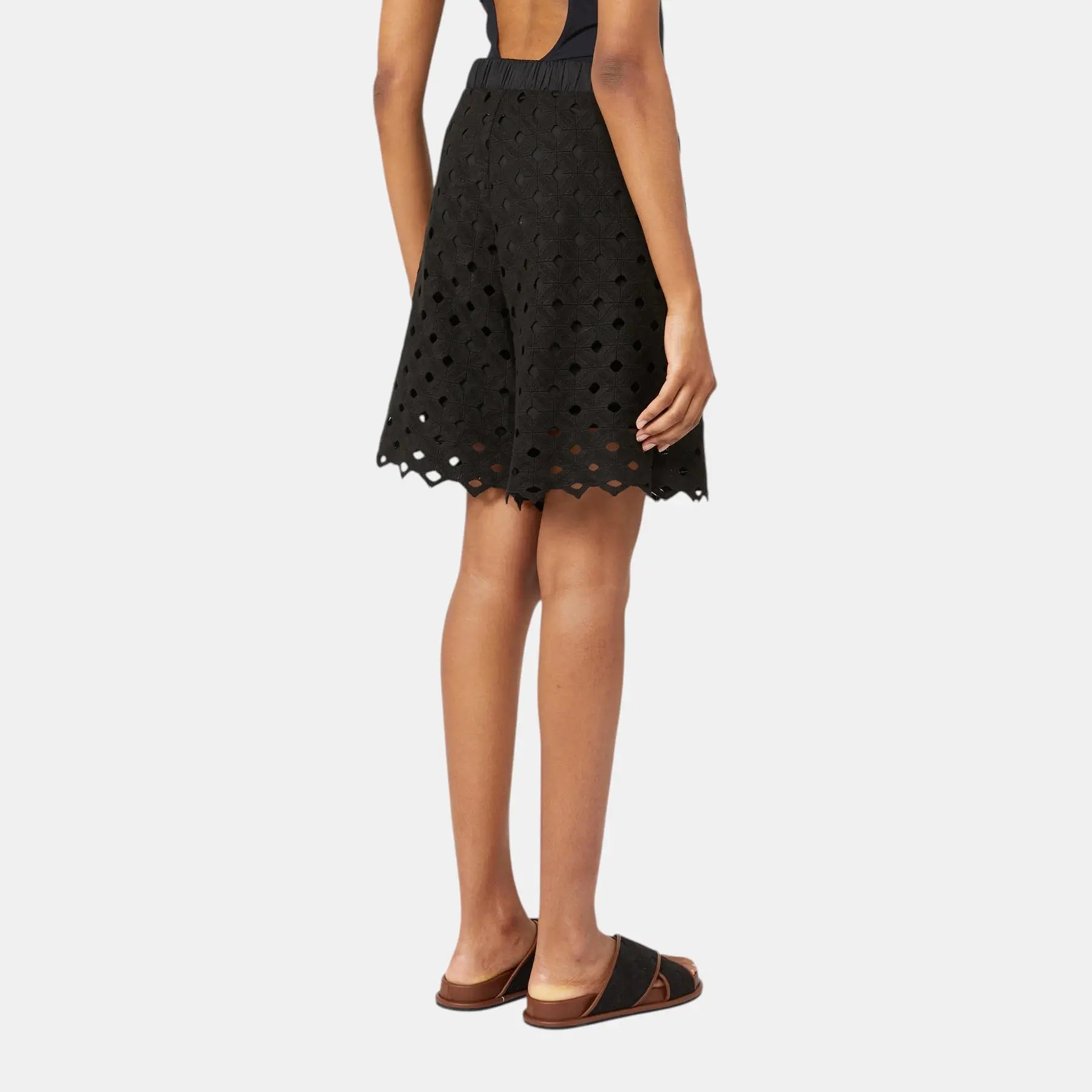 SHORT BCHUGUALE EFFETTO MACRAME