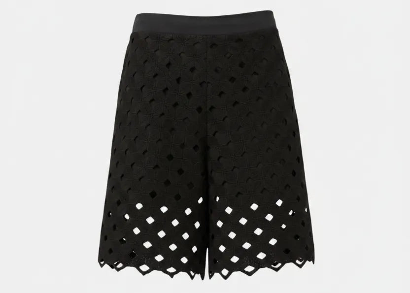 SHORT BCHUGUALE EFFETTO MACRAME