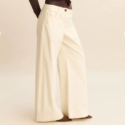 Pantalone vacillo 5 tasche ampio EMME MARELLA — vista frontale | WEMAX