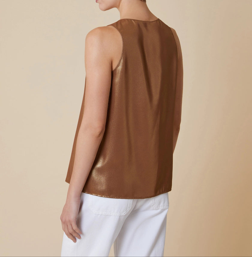 Top Laminato a Spalla Larga PENNYBLACK