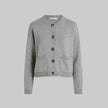CARDIGAN VAPORE BLEND DI LANA