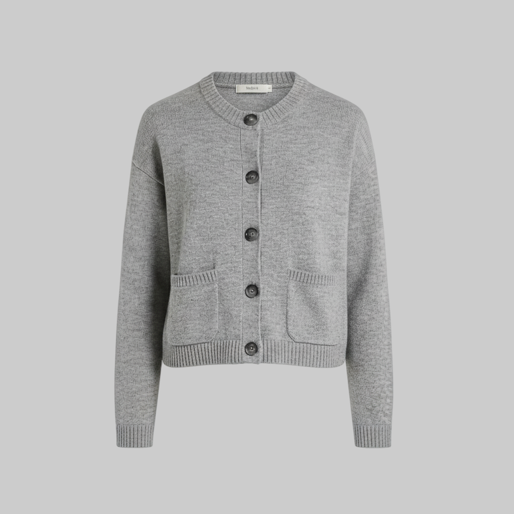 CARDIGAN VAPORE BLEND DI LANA