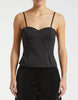 Top Donna Modello Corpetto a Bretelline