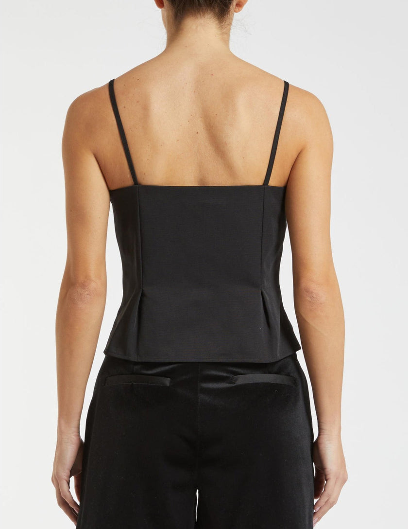 Top Donna Modello Corpetto a Bretelline