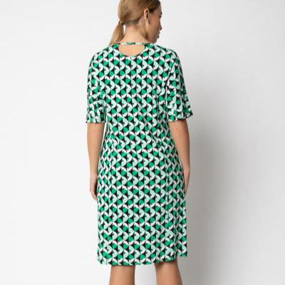 Abito a fantasia con manica 3/4 GIULIA VALLI