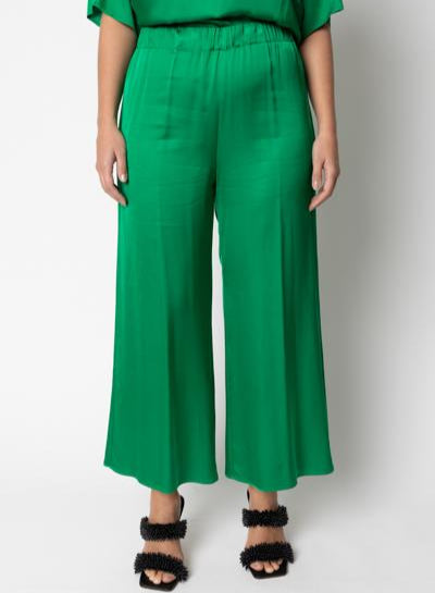 Pantalone a palazzo con elastico in vita GIULIA VALLI