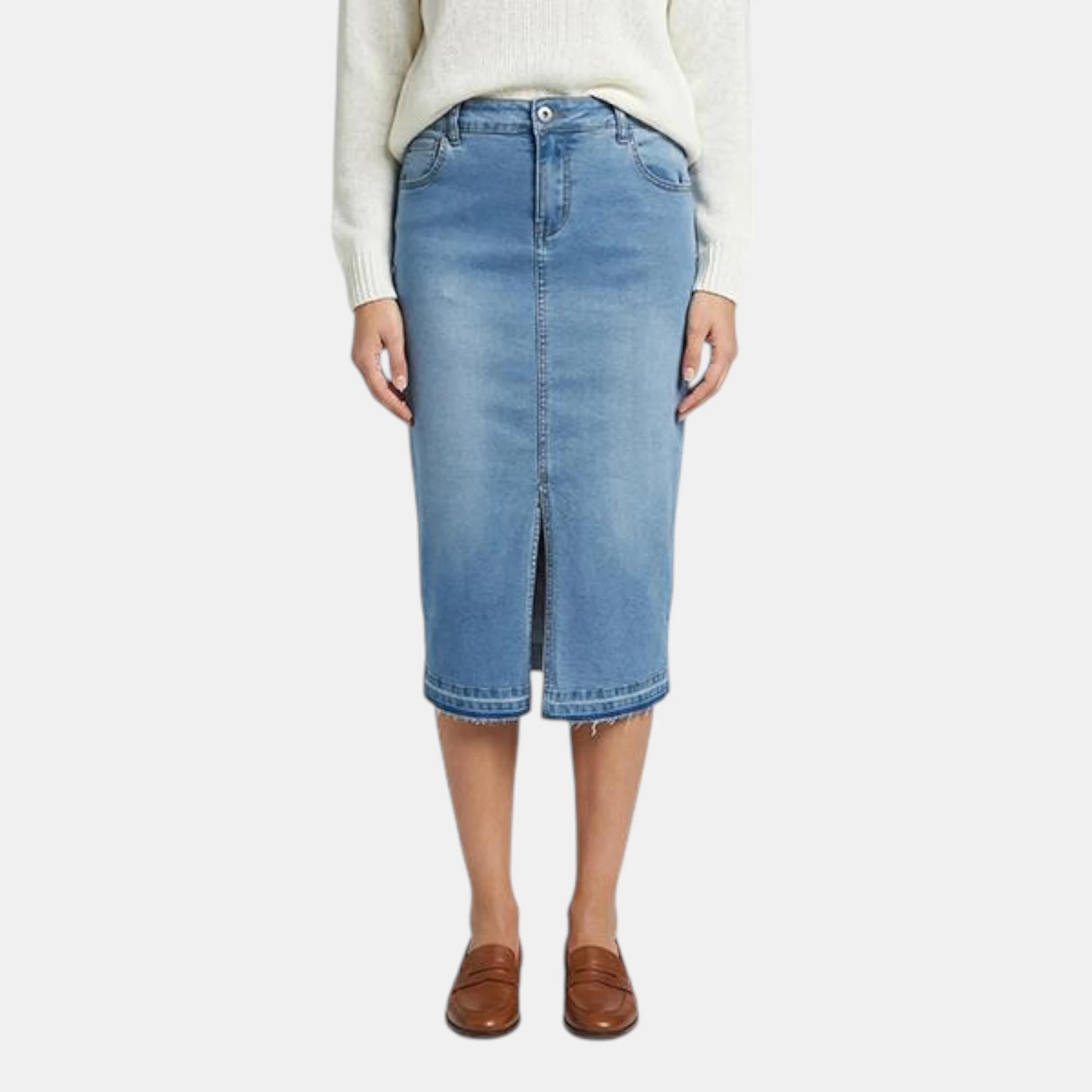 GONNA MIDI WEZ850 DI JEANS