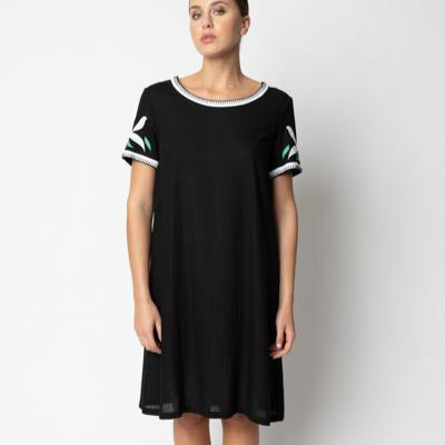 Abito midi con dettagli sulle maniche GIULIA VALLI