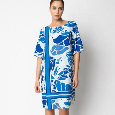 Abito a fantasia con manica 3/4 GIULIA VALLI