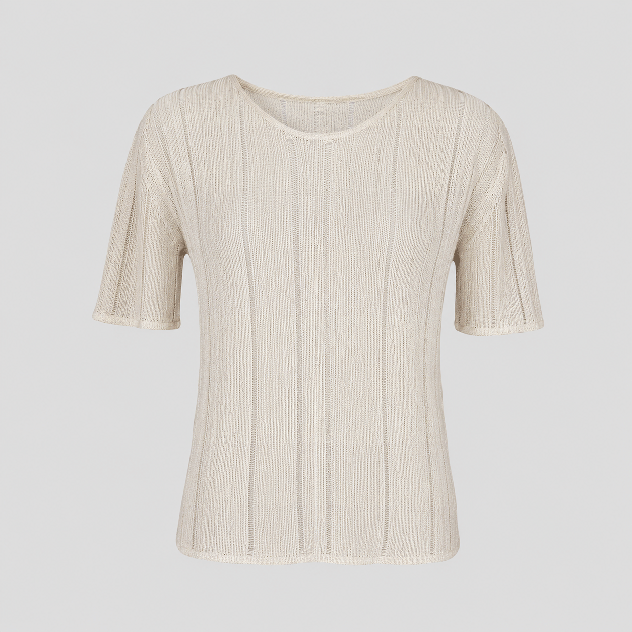 Maglia Collo Largo Traforata