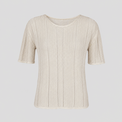 Maglia Collo Largo Traforata