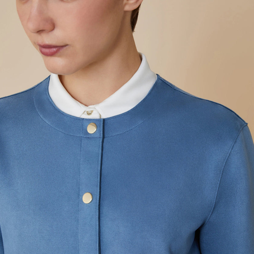 Giacca boxy fit in jersey