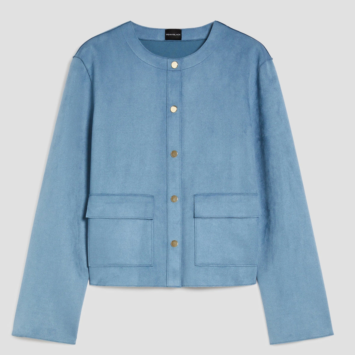Giacca boxy fit in jersey