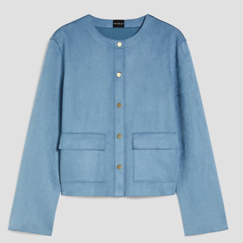 Giacca boxy fit in jersey