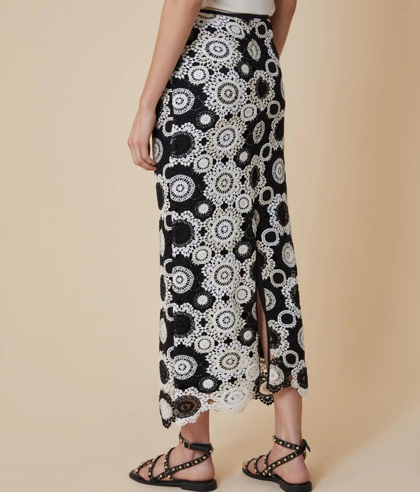 Gonna a Colonna in Macramè PENNYBLACK