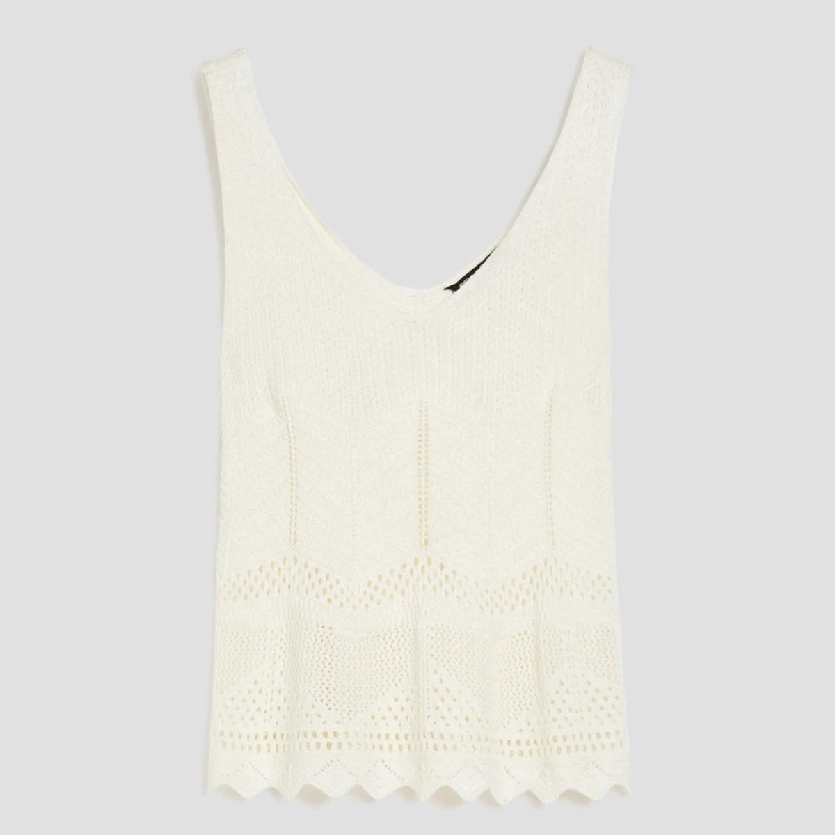 Gilet Traforato con Scollo a V in Filo PENNYBLACK