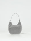 Borsa modello hobo in strass con logo in metallo TWINSET ACTITUDE