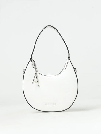 Borsa modello hobo con logo in metallo TWINSET ACTITUDE