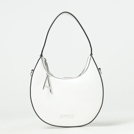 Borsa modello hobo con logo in metallo TWINSET ACTITUDE