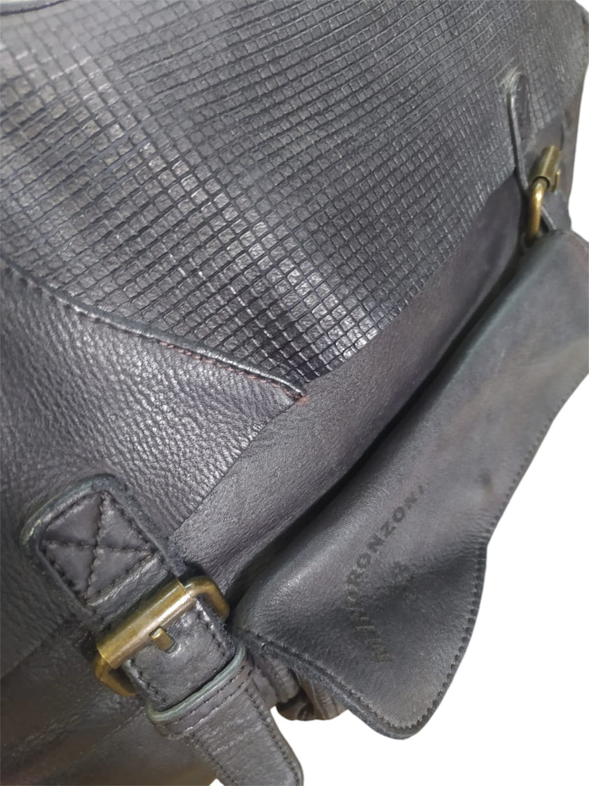 Borsa in Vera Pelle 24 ore Cuoio Laserato