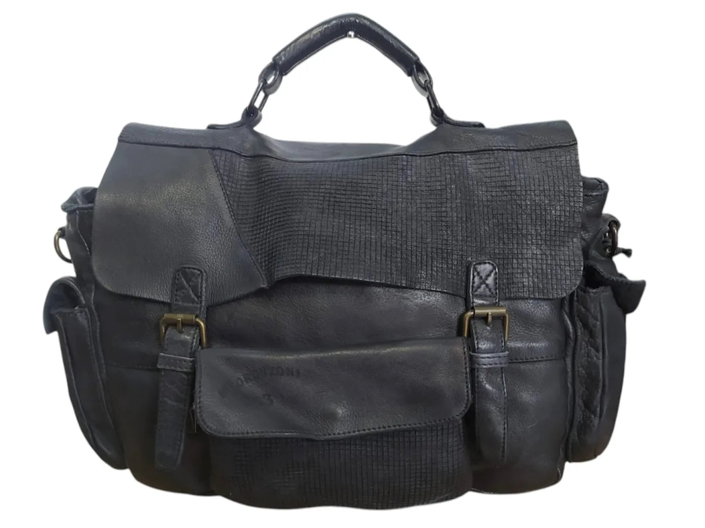 Borsa in Vera Pelle 24 ore Cuoio Laserato