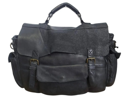 Borsa in Vera Pelle 24 ore Cuoio Laserato
