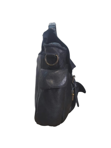 Borsa in Vera Pelle 24 ore Cuoio Laserato