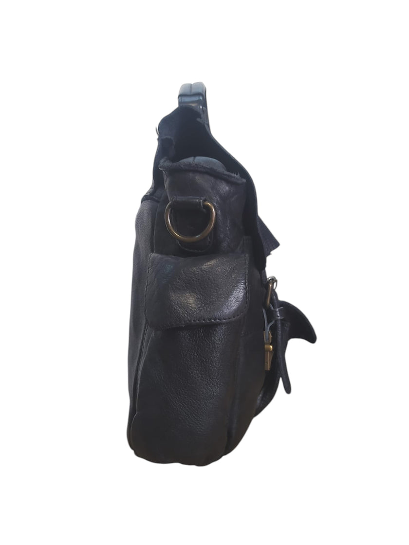 Borsa in Vera Pelle 24 ore Cuoio Laserato