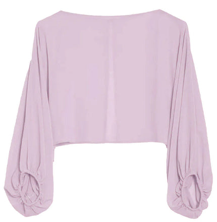 Coprispalle Seta con Maniche Lunghe e Chiusura Gioiello PENNYBLACK