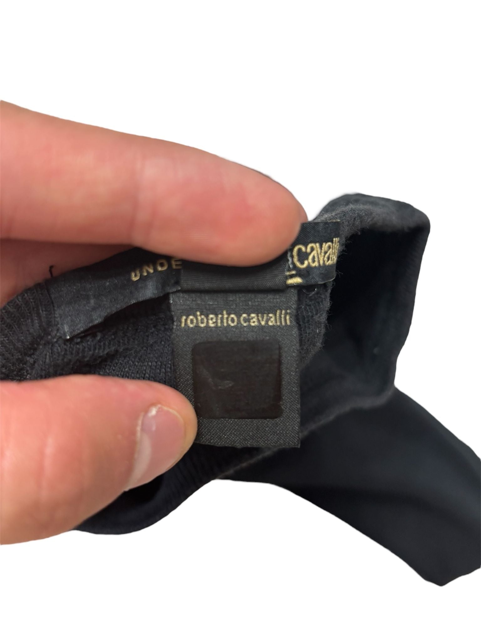 T-shirt con logo in strass JUST CAVALLI