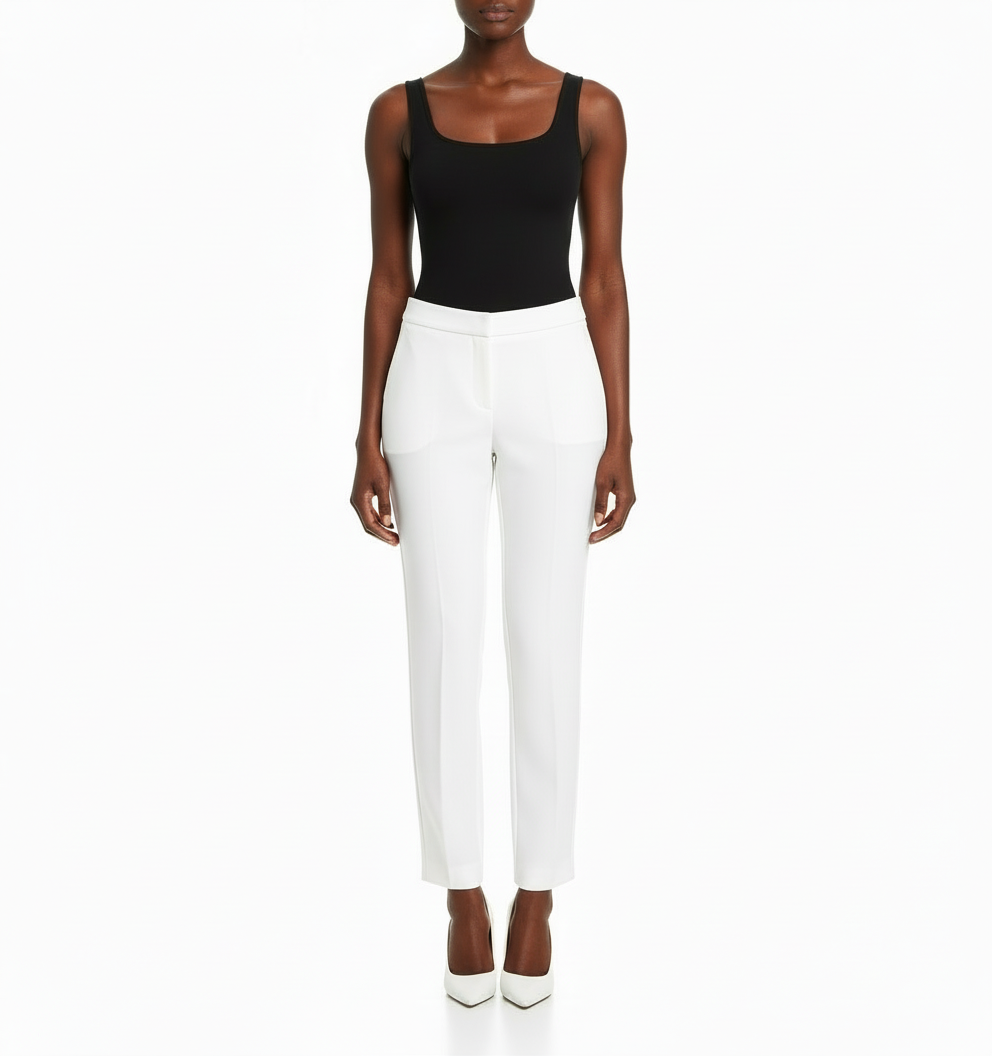 Pantalone Vita Alta Capri Skinny Fit