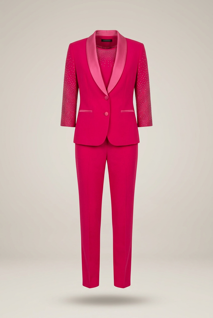 Completo fucsia YS4250 senza modella