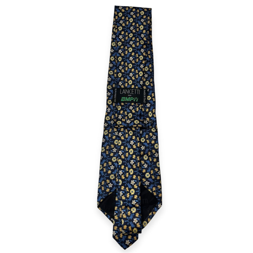 Cravatta con fantasia a fiori LANCETTI