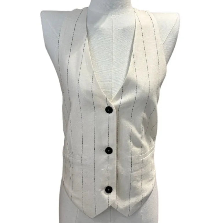 Gilet Gessato a 3 Bottoni HAPPY25