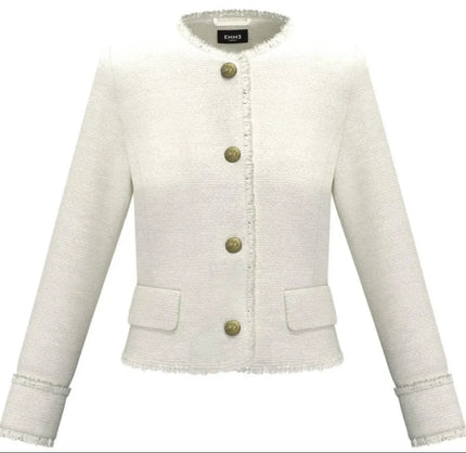 Giacca DINDI corta Modello Chanel EMME MARELLA — vista frontale | WEMAX