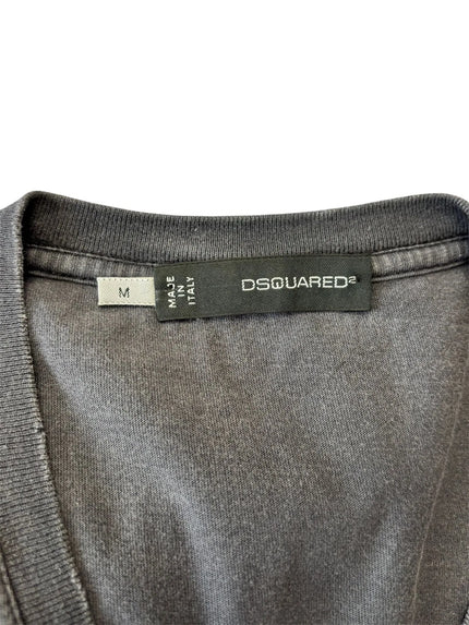 T-shirt con scollo a V DSQUARED