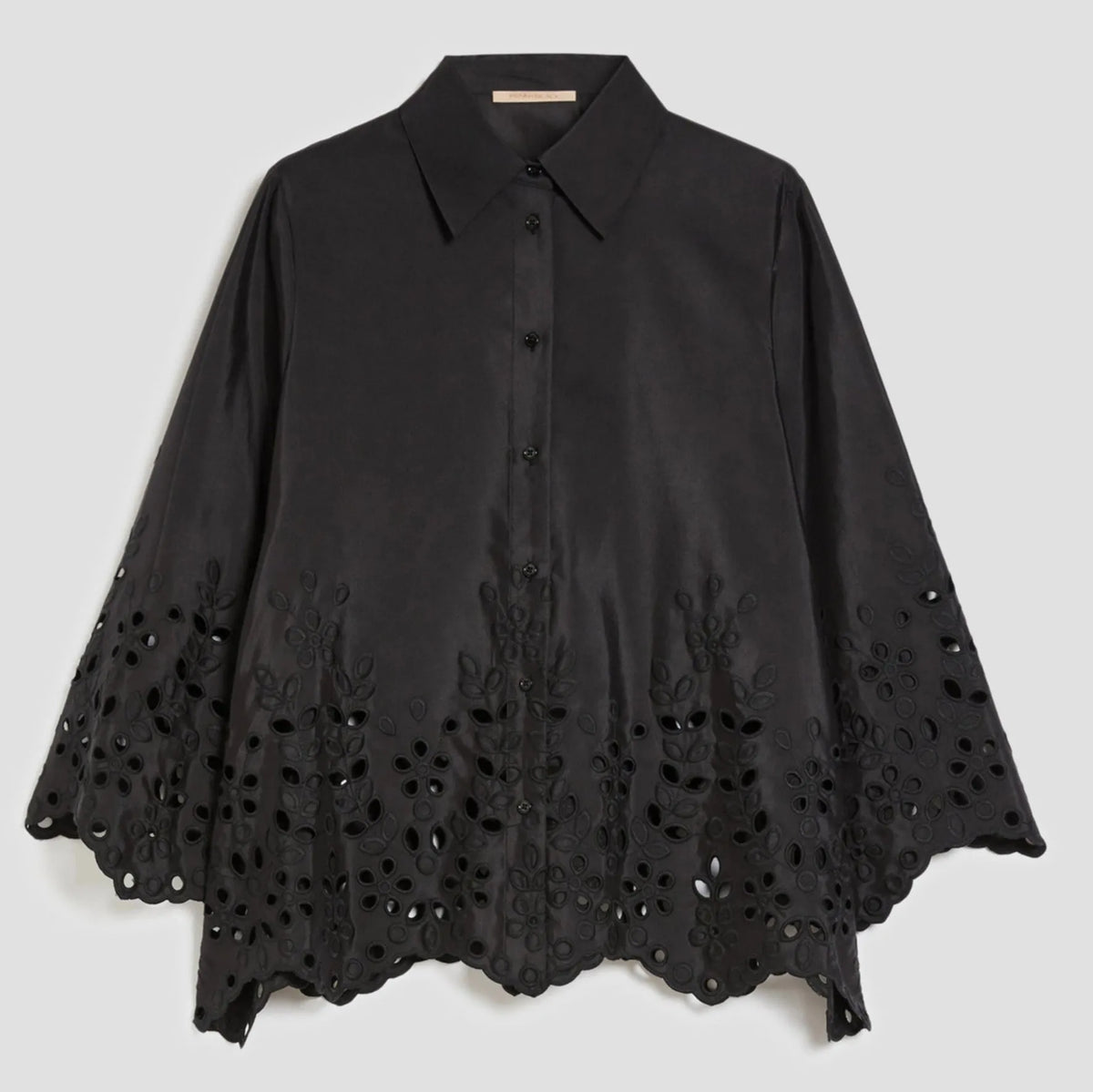 Camicia in Taffettà con Ricami Sangallo PENNYBLACK