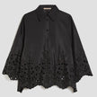 Camicia in Taffettà con Ricami Sangallo PENNYBLACK