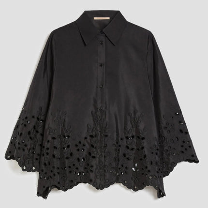 Camicia in Taffettà con Ricami Sangallo PENNYBLACK