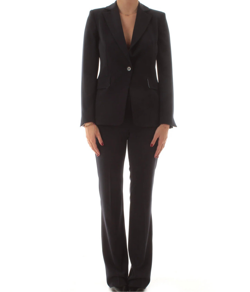Tailleur Monobottone con Pantalone Dritto