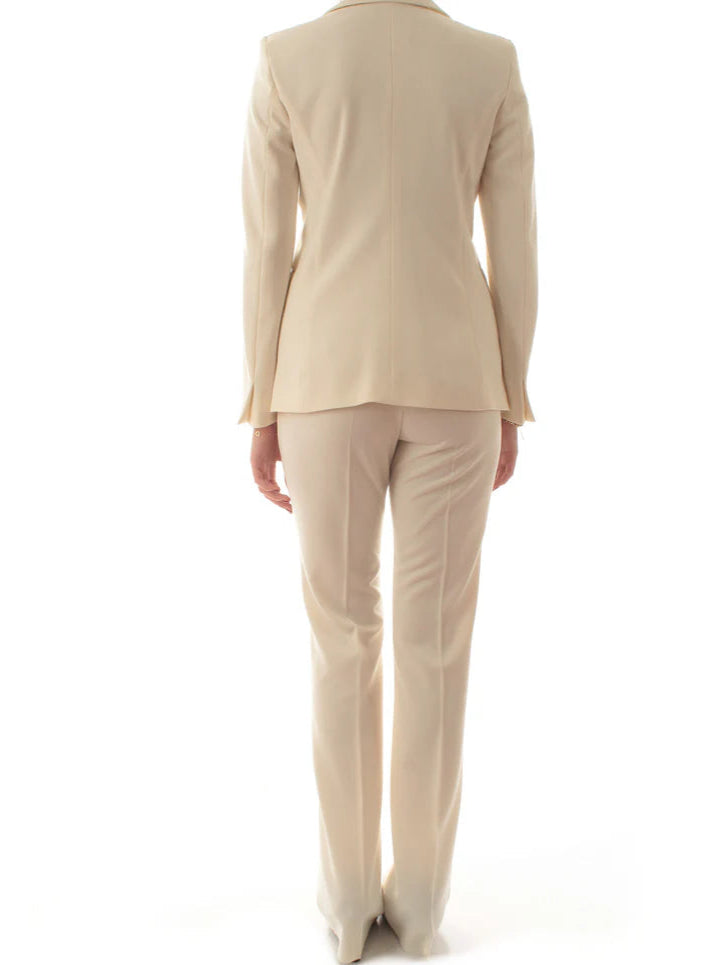 Tailleur Monobottone con Pantalone Dritto