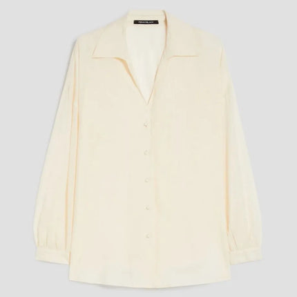 Camicia Scollo a V in Voile di Cotone PENNYBLACK