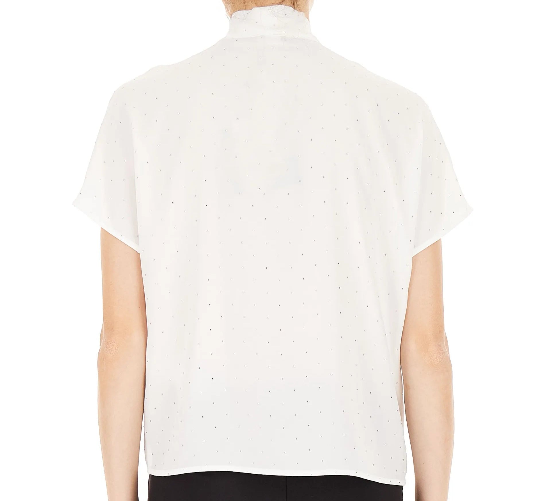 Blusa con Strass e Fiocco al Collo EMME MARELLA