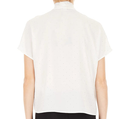 Blusa con Strass e Fiocco al Collo EMME MARELLA