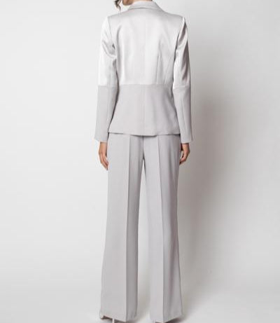 Tailleur Giacca Mono Bottone e Pantalone a Palazzo GIULIA VALLI