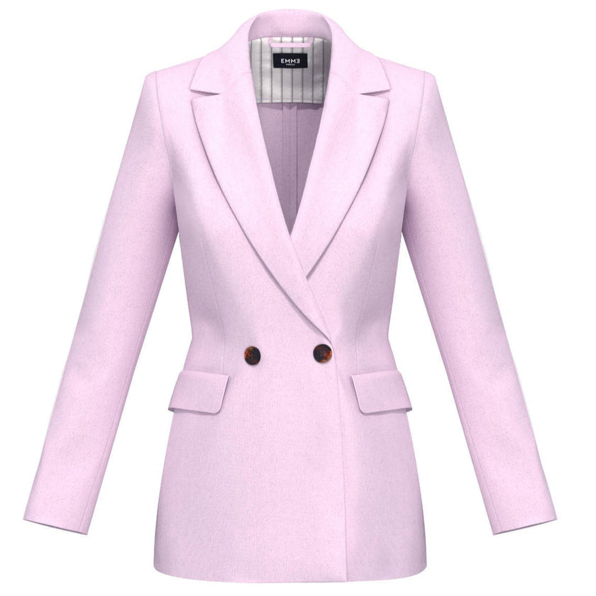 Giacca Doppiopetto con Due Bottoni e Rever Classico EMME MARELLA