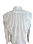 Camicia con motivo a righe e bottoni nascosti GIANFRANCO FERRE