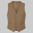Gilet GL597 TVP11 monopetto cotone e lino